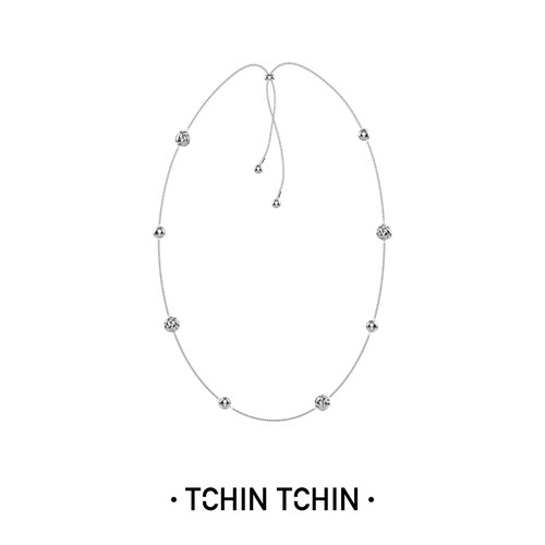 TCHINTCHIN立体编织球可调项链