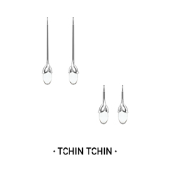 TCHINTCHIN 梦境花园系列 复古立体郁金香耳挂