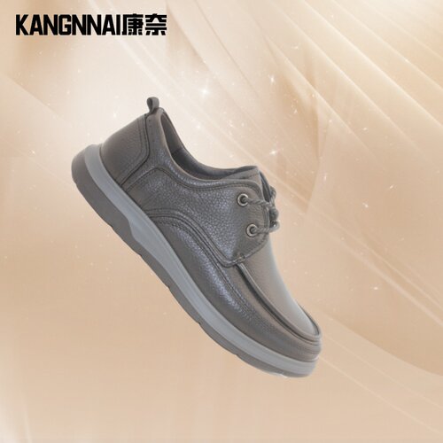 康奈平底休闲羊皮男鞋
