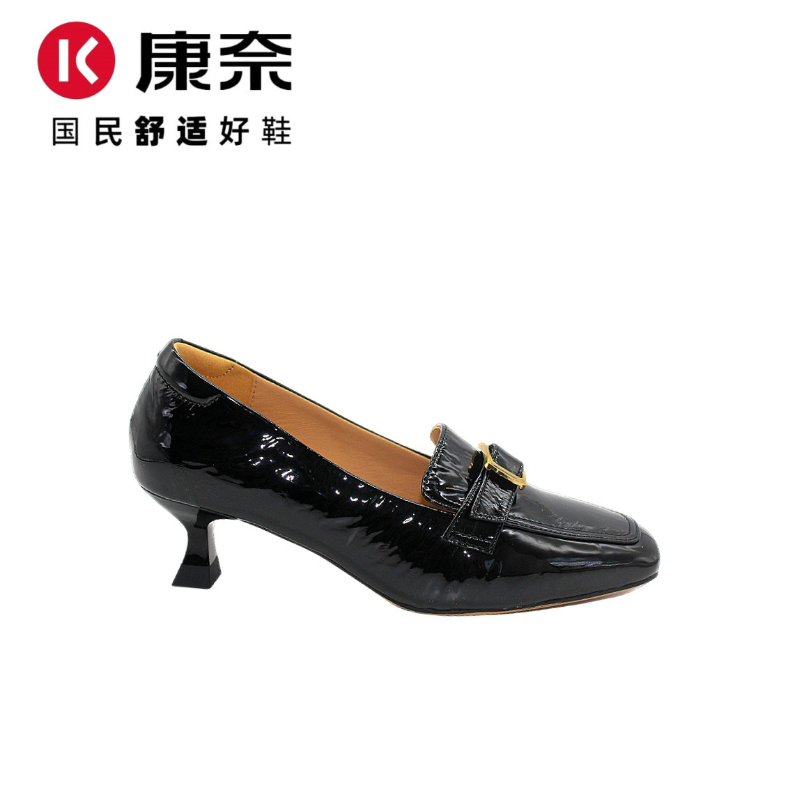 康奈新款女款玛丽珍鞋