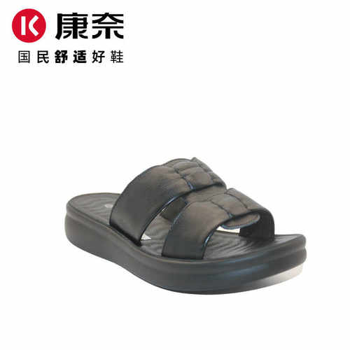 舒适软底外穿夏天妈妈拖鞋康奈