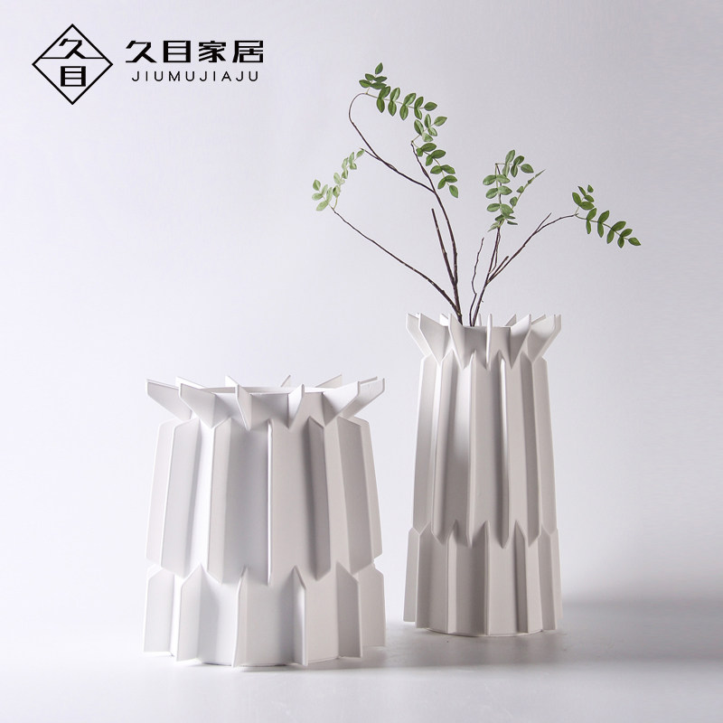 北欧风格陶瓷几何样板间装饰品