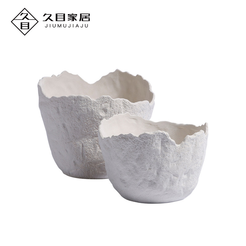 磨砂样板间玄关插花器创意陶瓷