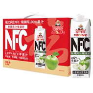 福兰农庄百分百nfc苹果汁1L大瓶