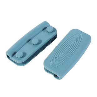 锅把手把套耐高温炒砂蒸锅防烫耐磨硅胶耳套铸铁锅手柄隔热套