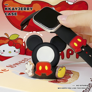 适用iwatch苹果手表支架ultra可爱applewatch充电底座/座/器s10