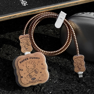 适用 苹果40w数据线保护套17充电器头promax手机防折断iPhone16