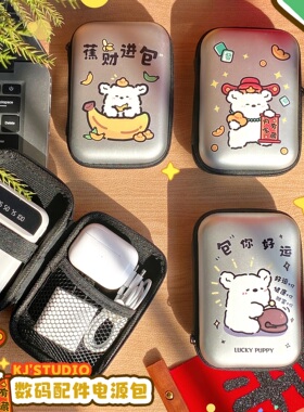 多功能数码配件丨数据线收纳包/盒/袋 耳机充电器ccd相机硬壳便携