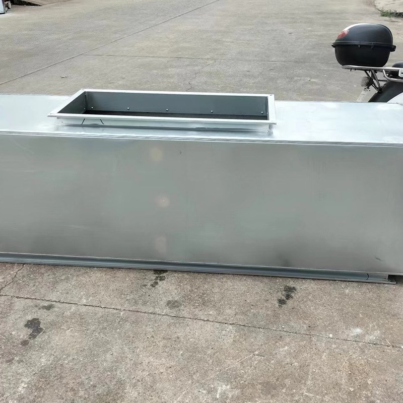 速发定 制消音消声器静压箱镀锌通风管式不锈钢消音箱降噪机