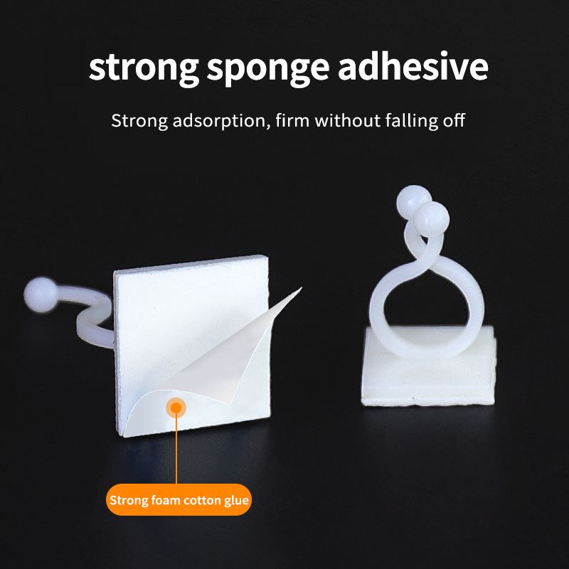 现货速发Plat imbig Wa SelfAdhesive Fixed Bule Hook Fasteer