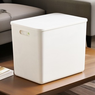 杂物收纳箱玩具零食整理筐衣柜客厅家用桌面储物盒塑料置物箱子