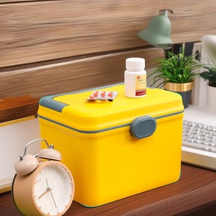 医药盒大容量家用一个月药箱家用美团医疗箱家庭小药箱特价清仓