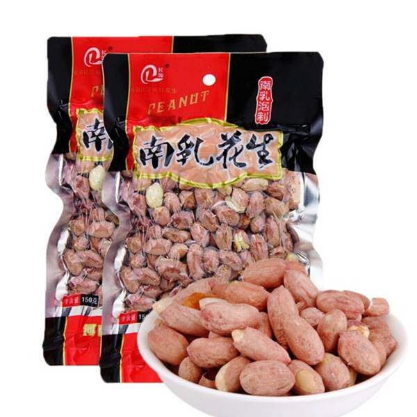 长领南乳花生米150g1袋5袋10袋长岭下酒花生仁零食河特产