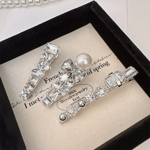 蝴蝶结发夹夹子头饰碎发