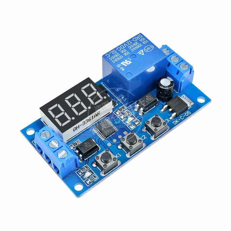 。12V 24V1路延时继电器循继环定时电路开关按键三位数码管数显电属于什么档次？