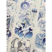 手帐分装 胶带i3蝶栖烟汀刺猬家美少女人物PET古风素材账流麻贴纸