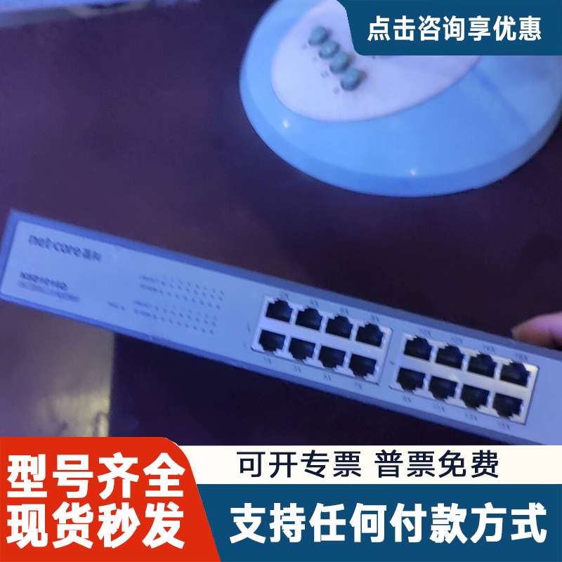 议价磊科NSD1016D 16口百兆交换机一台，16个端口均测试