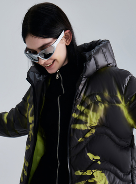 D.MARTINA QUEEN奥感N系列感温变色鹅绒服女2025冬款加厚保暖