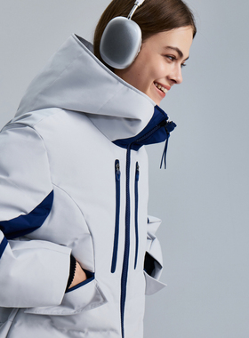 D.MARTINA QUEEN奥感N系列鹅绒服女90绒保暖抗寒2025冬新款