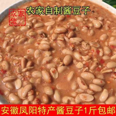 新货。凤阳农家纯手工臭酱豆子香辣草唔酱豆臭盐豆子特产小岗村安