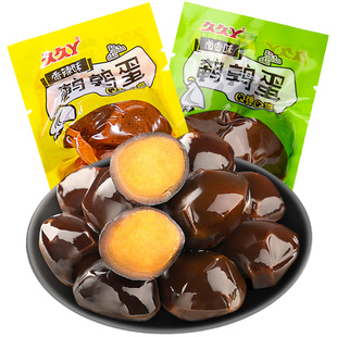 久久丫鹌鹑蛋卤香香辣虎皮卤蛋卤味零食喜蛋类食品铁蛋批发小包装