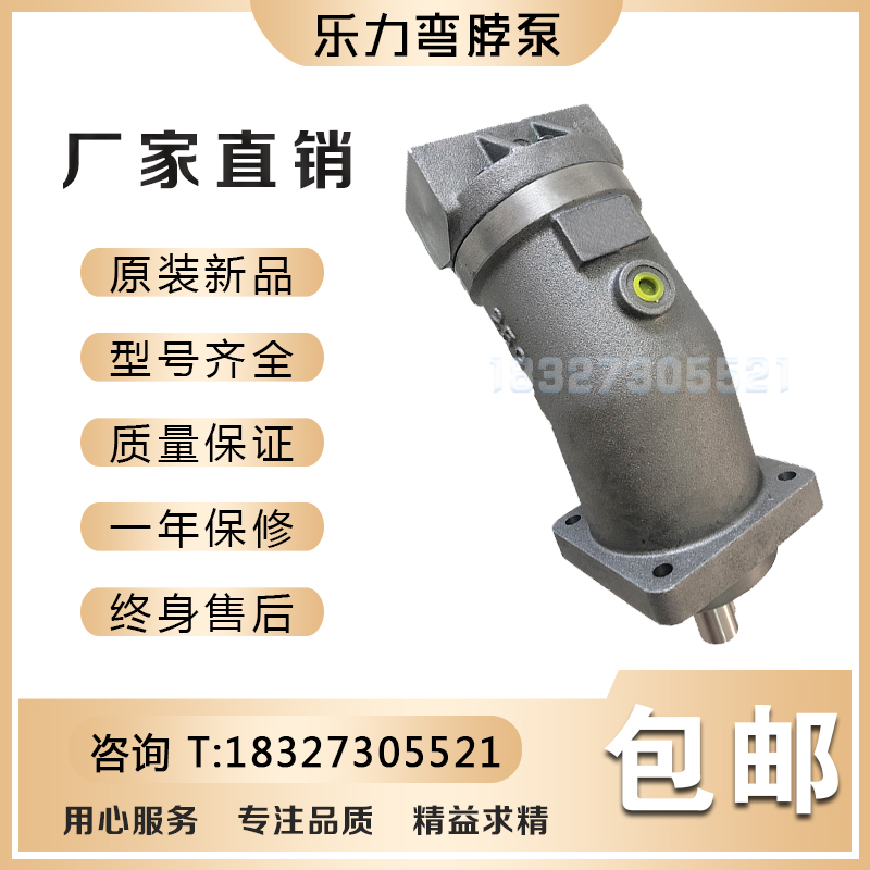 乐力A2F55R2P3斜轴式柱塞泵A2F弯脖泵，液压马达油泵