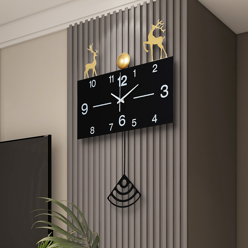 金属材质WIFI造型，走时精准静音