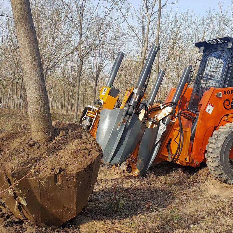 六瓣挖树机厂家液压移树机一分钟一棵树铲式起球机快速断根移树机