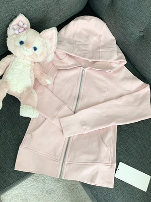 粉色修身卫衣外套女春秋季2025新款运动紧身上衣韩系穿搭秋冬衣服