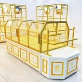 面包柜展示柜蛋糕模型糕点店烘焙边柜商用玻璃货架中岛柜台面包架