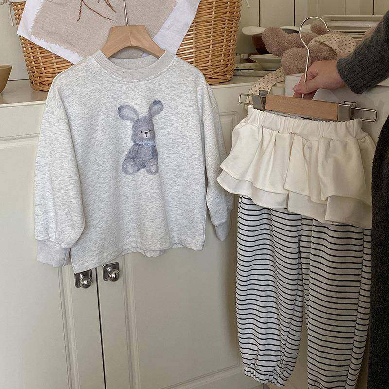 女童套装2025春季新款卡通小熊卫衣百搭条纹裤洋气蛋糕短裙屁帘潮,童装/婴儿装/亲子装,儿童运动套装,淘宝优惠券,粉丝福利购,淘宝优惠卷