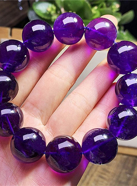 天然乌拉圭紫水晶手串手链