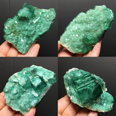 马达加斯加天然绿萤石矿标绿水晶簇方糖体日光石原石家居装 饰摆件