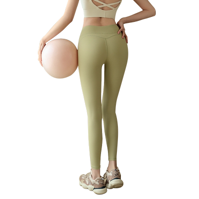 Ackdcs高腰提臀瑜伽裤女专业跑步运动健身长裤紧身骑行裤秋冬新款