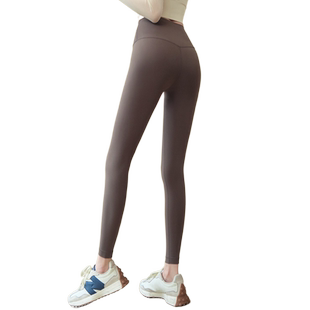 Ackdcs加绒瑜伽裤女秋冬高腰健身裤高弹训练蜜桃臀外穿运动紧身裤