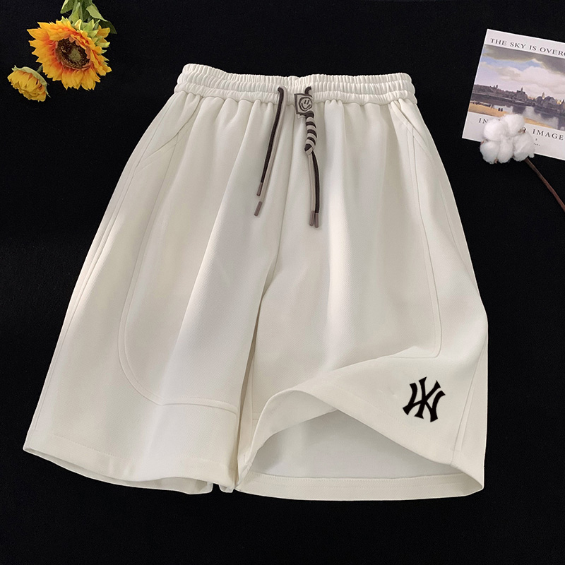 MLBNY短裤男士夏季新款宽松休闲大码奥特莱斯潮流百搭运动五分裤