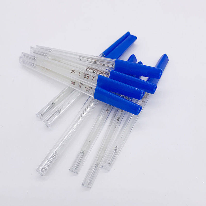 老式水银体温计小号玻璃温度计医家用测量体温表成人医用口腔腋下