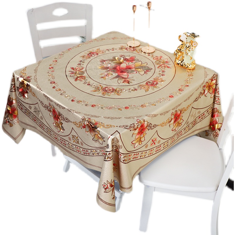 大正方形c桌布防水防油防烫免洗八仙桌麻将桌老式大方桌桌垫台布