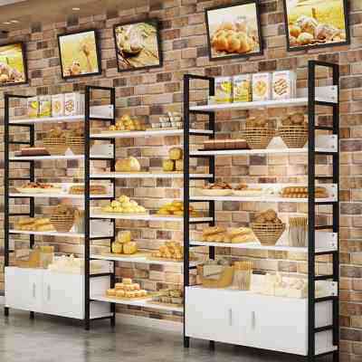 面包柜边柜面包展示柜货架展示架陈列架面包架子创意多层自由组合