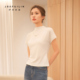 优雅气质百搭短袖 上衣 时尚 T恤法式 商场专柜 伊纱贝莲春夏新款