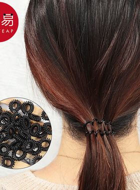 发圈/电话线AA1sq201-扎头发气质无痕头绳简约网红小号森系