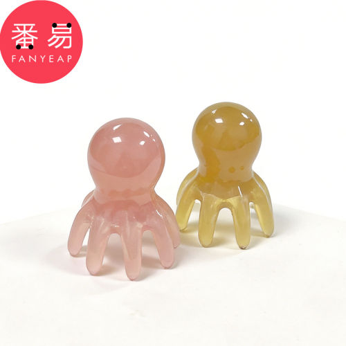按摩器/头部H1pn008-日常按摩器宽齿八爪头部头皮按摩梳随身便携
