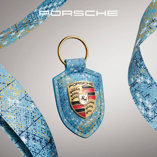 保时捷 Porsche 盾徽钥匙圈 十示 钥匙扣 限量款 官方正品