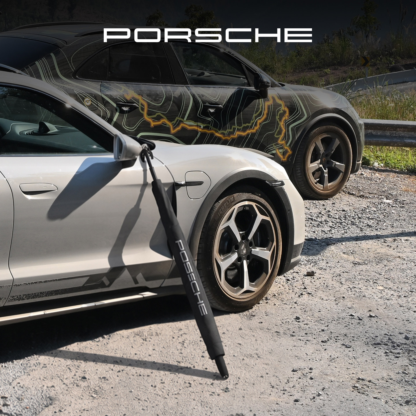 【新品上市】Porsche 保时捷 AHEAD 系列 长柄雨伞 晴雨伞