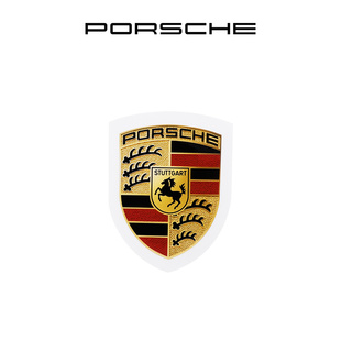 装 系列 保时捷 饰贴纸 Porsche 盾徽贴纸 经典 官方正品