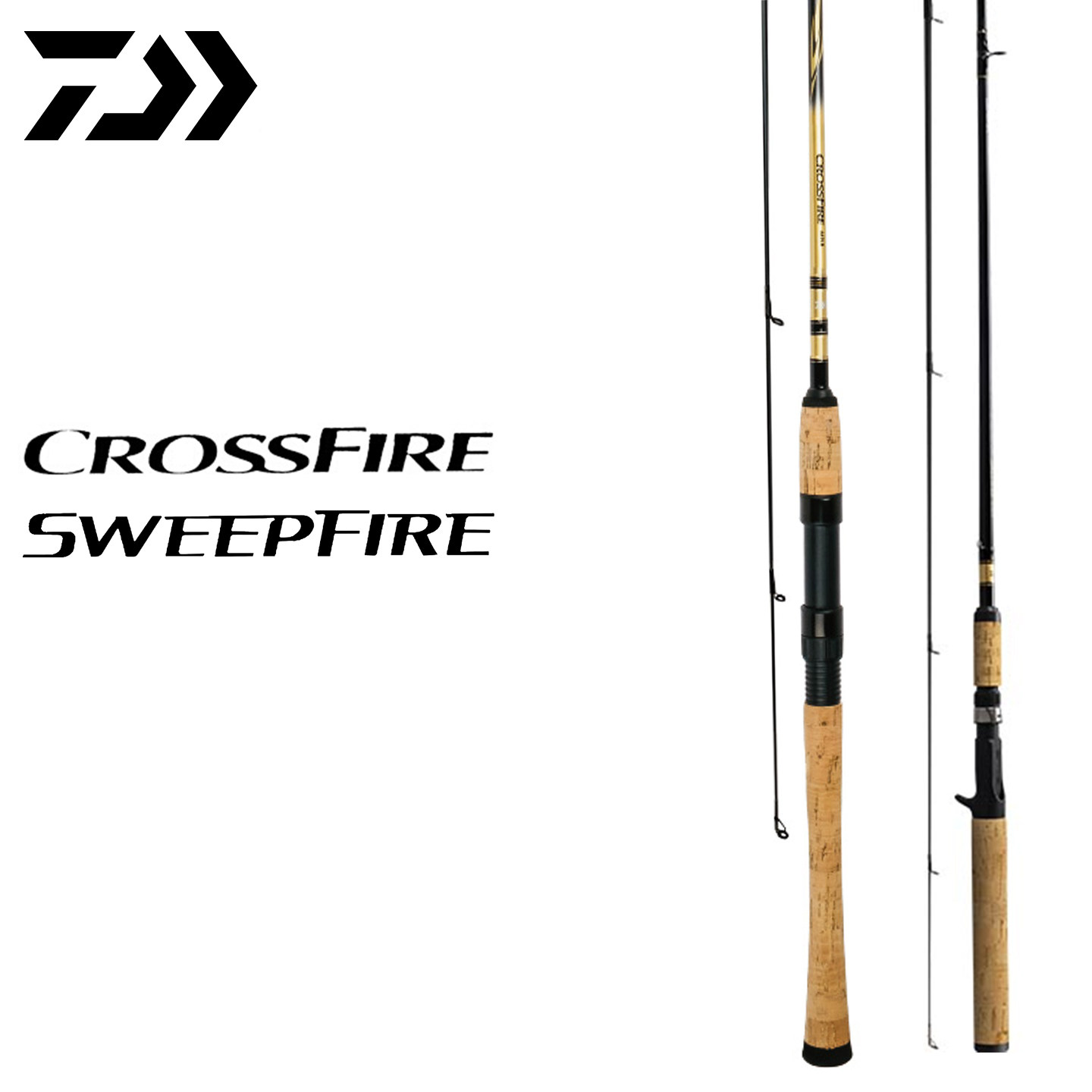 达亿瓦CROSSFIRE穿越火线路亚竿SWEEPFIRE达瓦微物钓鱼正品直柄杆