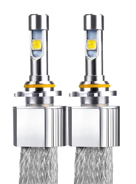 P70汽车led大灯远近光xhp70超亮编织带LED前照灯H4 H11摩托车头灯