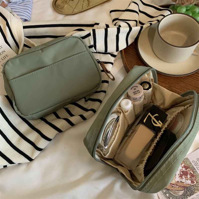 ins便携化妆包女上班通勤旅行洗漱包学生大容量收纳护肤品手拿袋,收纳整理,化妆包,淘宝优惠券,粉丝福利购,淘宝优惠卷