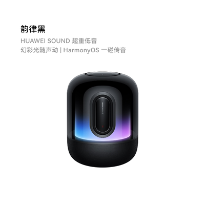 Huawei/华为 Sound X4蓝牙音箱家用桌面电脑音响重低音炮幻彩灯效