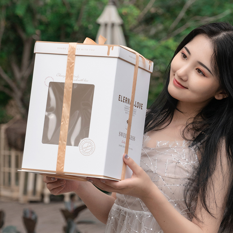 开窗生日蛋糕盒子包装盒